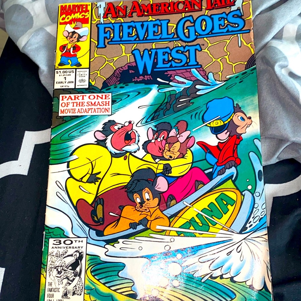 Marvel comic book original An American Tail Fievel goes west